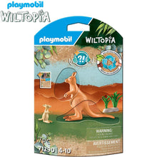 Cargar imagen en el visor de la galería, Playmobil canguro con bebé 71290 Wiltopia
