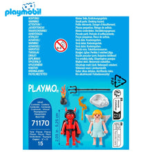 Cargar imagen en el visor de la galería, Playmobil demonio y Ángel