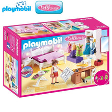 Cargar imagen en el visor de la galería, Playmobil dormitorio con estudio de costura 70208 Dollhouse