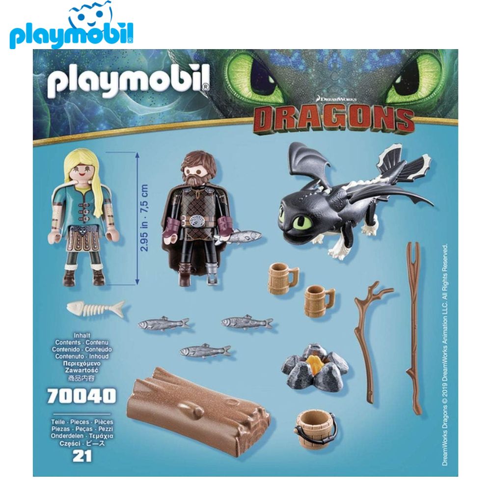 Playmobil 70040 Hipo Y Astrid Con Beb Drag n MANCHATOYS playmobil-70040-hipo-y-astrid-con-beb-drag-n-manchatoys