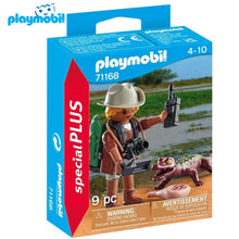 Cargar imagen en el visor de la galería, Playmobil explorador con caimán 71168