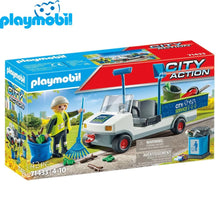 Cargar imagen en el visor de la galería, Playmobil limpieza urbana con coche eléctrico 71433