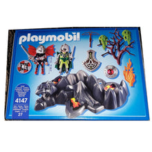 Cargar imagen en el visor de la galería, Playmobil medieval caballeros y roca dragón 4147
