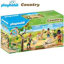 Cargar imagen en el visor de la galería, Playmobil paseo con alpaca 71251 Country