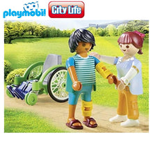 Cargar imagen en el visor de la galería, Playmobil silla de ruedas