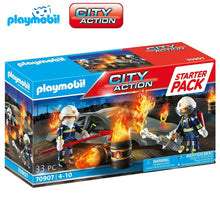 Cargar imagen en el visor de la galería, Playmobil simulacro de incendios bomberos 70907 City Action