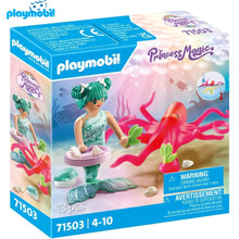 Cargar imagen en el visor de la galería, Playmobil sirena con pulpo que cambia de color