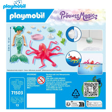 Cargar imagen en el visor de la galería, Playmobil sirena con pulpo que cambia de color 71503