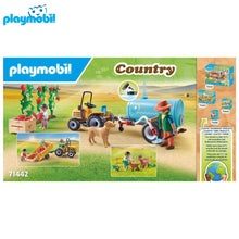 Cargar imagen en el visor de la galería, Playmobil tractor con cisterna