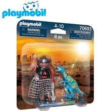 Cargar imagen en el visor de la galería, Playmobil velociraptor y saqueador 70693