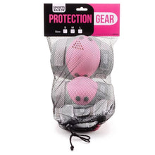 Cargar imagen en el visor de la galería, protectores para patines coderas muñequeras rodilleras rosas