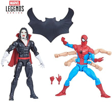 Cargar imagen en el visor de la galería, Spiderman Morbius figuras Marvel Legends
