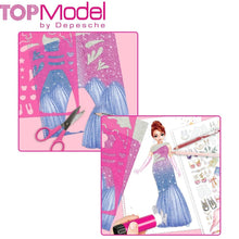 Cargar imagen en el visor de la galería, Topmodel Glamour cuaderno para colorear