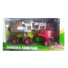 Cargar imagen en el visor de la galería, tractor y remolque juguete