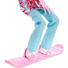 Cargar imagen en el visor de la galería, BARBIE tabla snowboard muñeca articulada (HCN32)