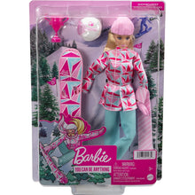 Cargar imagen en el visor de la galería, BARBIE tabla snowboard muñeca articulada (HCN32)