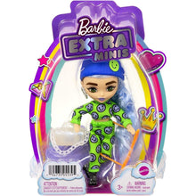 Cargar imagen en el visor de la galería, Barbie extra mini muñeca pelo azul-