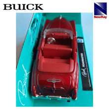 Cargar imagen en el visor de la galería, Buick Roadmaster rojo a escala 1/43 miniatura New Ray-(2)