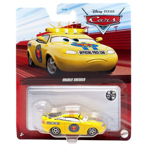 Coche de Cars Charlie Checker Disney Pixar original Mattel (HFB38)-