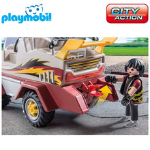 Cargar imagen en el visor de la galería, Playmobil coche anfibio City Action (9364) con ladrón