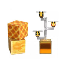 Cargar imagen en el visor de la galería, MINECRAFT figura abejas con cubos para construir (GTP20)