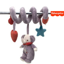 Cargar imagen en el visor de la galería, Espiral para silla de paseo con elefante peluche Fisher Price 32 cm