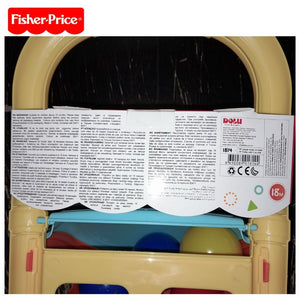 Carro de bolas trolley juguete arrastre Fisher Price para bebés