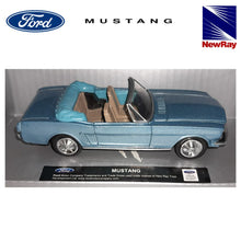 Cargar imagen en el visor de la galería, Ford Mustang azul coche a escala 1/43 New Ray