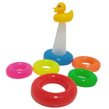 Cargar imagen en el visor de la galería, Juguete apilable bebés de piramide anillas con pato juego de apilar