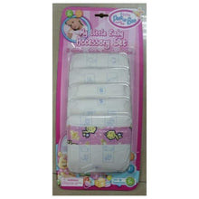 Cargar imagen en el visor de la galería, Pañales para muñeco y muñecas de juguete pack 5 unidades