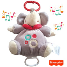 Cargar imagen en el visor de la galería, Peluche musical elefante de apego para bebés Fisher Price