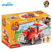Cargar imagen en el visor de la galería, Coche de bomberos Playmobil Duck on Call (70914) emergencias Playmoville