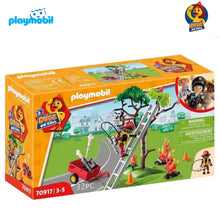 Cargar imagen en el visor de la galería, Playmobil Duck on Call (70917) Rescate de Bomberos ¡Salvar al gato!