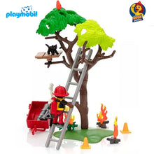 Cargar imagen en el visor de la galería, Playmobil Duck on Call (70917) Rescate de Bomberos ¡Salvar al gato!