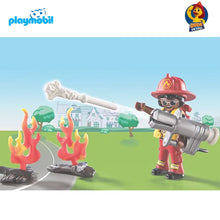 Cargar imagen en el visor de la galería, Playmobil Duck on Call (70917) Rescate de Bomberos ¡Salvar al gato!
