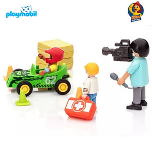Playmobil Duck On Call (70919) ayuda al piloto de carreras