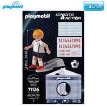 Cargar imagen en el visor de la galería, Jugador de fútbol Inglaterra Playmobil (71126) Sports Action-
