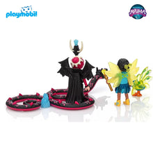 Cargar imagen en el visor de la galería, Playmobil Ayuma (70803) Crystal Fairy y Bat Fairy (Noxana) con animales del alma