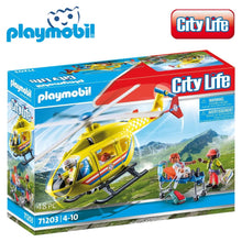 Cargar imagen en el visor de la galería, Playmobil helicóptero rescate (71203) City Life