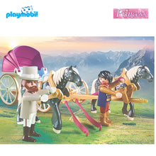 Cargar imagen en el visor de la galería, Playmobil princess (70449) carruaje romántico con caballos