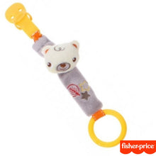 Cargar imagen en el visor de la galería, Portachupete peluche oso Fisher Price 22 cm. bebes recien nacidos