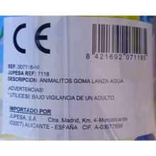 Cargar imagen en el visor de la galería, animales goma lanza agua