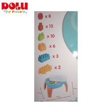 Cargar imagen en el visor de la galería, Mesa con 42 bloques de construcción juguete Dolu-(1)