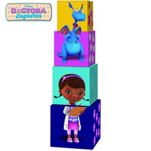 Cargar imagen en el visor de la galería, Cubos aplicables para bebés Doctora Juguetes Disney