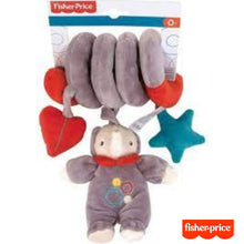 Cargar imagen en el visor de la galería, Espiral para silla de paseo con elefante peluche Fisher Price 32 cm