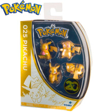 Cargar imagen en el visor de la galería, Figuras Pokemon 20 aniversario Tomy Pikachu exclusivas-