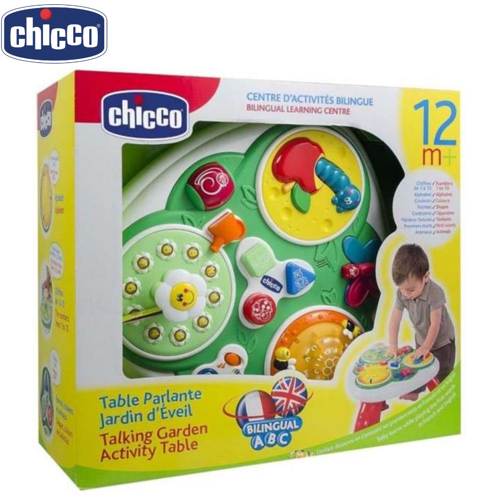 Mesa parlanchina Chicco bilingüe actividades – MANCHATOYS