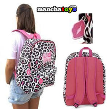Cargar imagen en el visor de la galería, MOCHILA LEOPARDO 43 CM. ADAPTABLE A CARRITO
