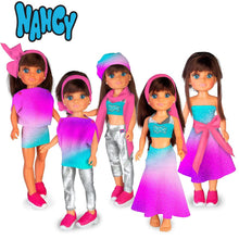 Cargar imagen en el visor de la galería, Muñeca Nancy 1001 looks peinados morena estilos-(1)