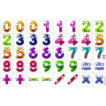 Cargar imagen en el visor de la galería, juego números y formas magnéticos flexibles
